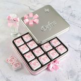 Pembe Bebek 48 Adet Madlen Çikolata Metal Kutu + Kolonya Hediyeli