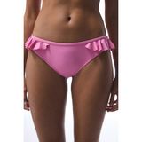 Pembe Begonia Fırfırlı Bikini Altı - 38