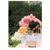 Pembe Beyaz ve Ten Rengi Balon Zinciri 50 Adet+5 mt balon zinciri