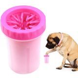 Pembe BÜYÜK BOY Gentle Köpek Ayak Yıkama Aparatı Pati Temizleme