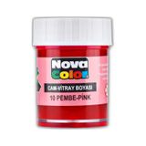 Pembe Cam Boyası Vitray Boyası 25 ML 1 Adet Nova Color Su Bazlı P Pembe