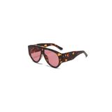 Pembe Cam Rude Vintage & Retro Güneş Gözlüğü