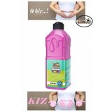Pembe Cinsiyet Belirleme Parmak Boyası 1 Adet 500 Ml Kız Cinsiyet Açıklama Boyası Nova Color Yıkanabilir Zararsız