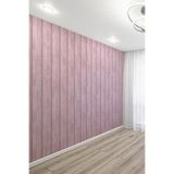 Pembe Çizgili Modern Tekstil Duvar Kağıdı, 450 x 270