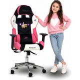 Pembe Çocuk Oyuncu Koltuğu Xmax Mini Rio | Sünger Bob ve Patrick Desenli, 85 kg Taşıyan Ergonomik Gaming Koltuk