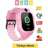 Pembe Çocuk Takip Saati, Lbs Takipli, Uzaktan Dinleme Özellikli, Güvenli ve Şık - Ahşap - Bej - Seçenek 1