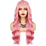 Pembe Dalgalı Tül Peruk
