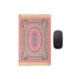 Pembe Dekoratif Küçük Halı Mousepad