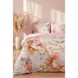 Pembe Elara 3D Flower Çift Kişilik Nevresim Takımı – 4 Parça - 01P-Pembe - 200 x 220 cm