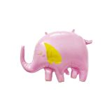 Pembe Fil Folyo Balon Bebek Partisi Balonu 84 cm