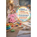 Pembe Fil Peluş 20 CM – Uyku Arkadaşı, Yumuşak Dolgulu Mini Peluş Oyuncak, Sevimli Fil Peluş SLY-128611