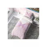 Pembe Fiyonk Tasarımlı Çocuk Nevresim Takımı (Çarşafsız)