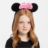 Pembe Fiyonklu Minnie Mouse Tacı - Şirin ve Eğlenceli Parti Aksesuarı