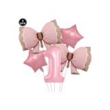 Pembe Fiyonklu Yaş Balon Set, 1 3456435564