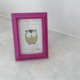 Pembe Fotoğraf Çerçevesi Vitrin