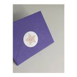 Pembe Gülücük Yıldız Etiketi Yuvarlak Mat Çıkartma Minik Yıldız Round Sticker 3 Cm (95 Adet)
