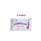 Pembe Gün Airiz Günlük Ped 30'lu - Active Oxygen & Negative Ion - Ince, Ferah ve Koku Önleyici Ped x6 Paket