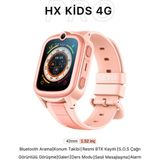 Pembe Harvox Çocuk Akıllı Saati, Gps, Arama ve Konum Takibi, 4g Destekli - Seçenek 1 - Ahşap - Bej