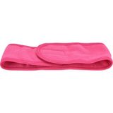 Pembe Havlu Saç Bandı Pamuklu Düz Cırt Bantlı Sporcu Saç Bandı Makyaj Bandı Ter Bandı Saç Bandı - 10 x 10 cm