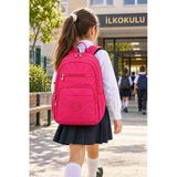 Pembe İlkokul Okul Çantası Çocuk Sırt Çantası Spor Ve Günlük Kullanım 40 X 30 X 15 Cm