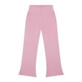 Pembe İspanyol Paça Triko Tayt