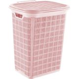 Pembe Jute Kirli Çamaşır Sepeti 60 Lt. Ak 580
