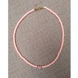 Pembe Kalp Boncuk Fimo Kolye Renkli Kadın Kolye PYTKFIMOKLYE0126