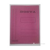 Pembe Karton Dosya Tam Kapak 100 Ad / Pk.
