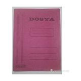 Pembe Karton Dosya Tam Kapak 30 Adet Ticon
