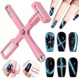 Pembe Kedi Gözü Oje 5İ Bir Arada Mıknatıs Cat Eye Magnet