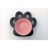 Pembe Kedi Mama Kabı, Şık ve Kullanışlı Evcil Hayvan Aksesuarı - Seçenek 1