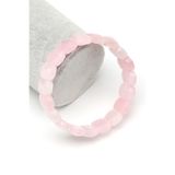 Pembe Kuvars Doğal Taş Bileklik 11 X 15 Mm Özel Kesim - Blk-2410