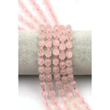 Pembe Kuvars Doğal Taş Dizi 7 X 8 Mm Hexagonal Kesim