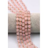 Pembe Kuvars Doğal Taş Dizi 7 X 8 Mm Hexagonel Kesim - Dz-1221