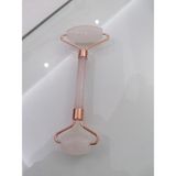 Pembe Kuvars Doğal Taş Masaj Taşı - Face Roller