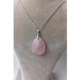 Pembe Kuvars Kolye 467-3