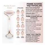 Pembe Kuvars Masaj Aleti
