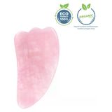 Pembe Kuvars Melek Kanadı Gua Sha Masaj Aleti Doğal Taş Sertifikalı