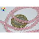 Pembe Kuvars Taşı Dizi 4Mm