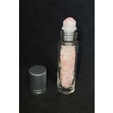 Pembe Kuvars Taşlı Esans Şişesi 118PK