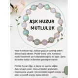 Pembe Kuvars Ve Aventurin Doğaltaş Bileklik