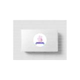 Pembe Maşallah Etiketi Nazar Değmesin Sevimli Yuvarlak Mat Sticker Bebek Partisi 4 Cm (90 Adet)