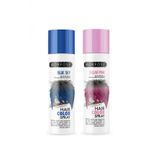 Pembe Mavi Renkli Saç Spreyi 150 Ml 2 Adet