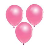 Pembe Metalik Balon - 10'lu