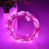 Pembe Noel Isıgı 10 Metre Pembe Pıllı Led Isık Pembe Pıllı Isık Pınk Led Lıght Yılbası Agacı Isıgı