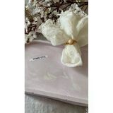Pembe Opal Altın El Yapımı Tel Yüzük Doğal Taş