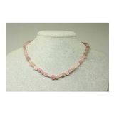 Pembe Opal Taşı Doğal Parçalar Kolye (Klipsli) (25502)