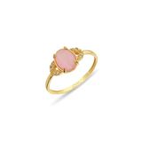 Pembe Opal Taşlı Altın Yüzük Çgkyy05 14Yeni0039