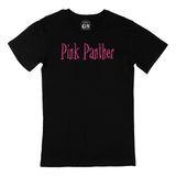 Pembe Panter Siyah Tişört