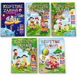 Pembe Patikler Keşfetme Zamanı Okul Öncesi Eğitim Seti 4-5-6-7-8 – 5 Kitap Etkinlik Seti Anaokulu Eğitici Çalışma Kitapları - 1